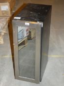 Lot to Contain 2 Stainless Steel and Black Grated Slimline Wine Coolers (Viewing Is Highly