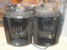 Lot to Contain 2 Krups Bean to Cup Digital Display Coffee Machines (Viewing Is Highly Recommended)