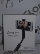 Lot to Contain 7 Boxed Cliquefie Selfie Sticks RRP £40 Each