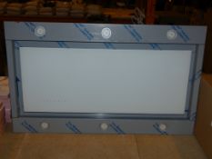 Large White Glass Ceiling Cooker Hood (Viewing Is Highly Recommended)