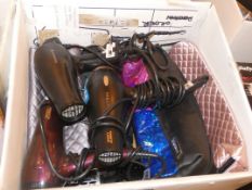 Lot to Contain 9 Assorted Hair Care Products To Include Nicky Clarke Hair Dryers, Remington Hair