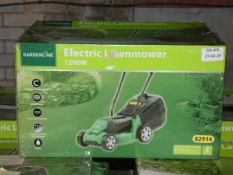 Boxed Gardenline 1200W Electric Lawn Mower (Viewing Is Highly Recommended)