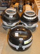 Lot to Contain 3 Assorted Breville Halo and Tefal Actifry Health Cookers (Viewing Is Highly