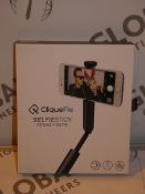 Lot to Contain 7 Boxed Cliquefie Selfie Sticks RRP £40 Each