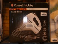 Boxed Russell Hobbs 300W Hand Mixer (Viewing Is Highly Recommended)