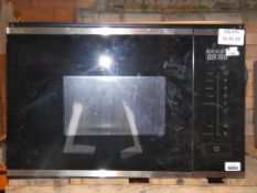 Stainless Steel and Black Fully Integrated Microwave Oven (Viewing Is Highly Recommended)