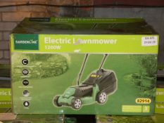 Boxed Gardenline 1200W Electric Lawn Mower (Viewing Is Highly Recommended)