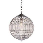 Boxed Home Collection Small Isabella Pendant Ceiling Light RRP £100 (Viewing Is Highly Recommended)