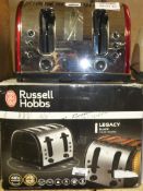 Boxed and Unboxed Russell Hobbs Legacy 4 Slice Toasters RRP £45 Each