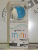 Boxed Sphero Mini App Enabled Robotic Ball In Blue RRP £50