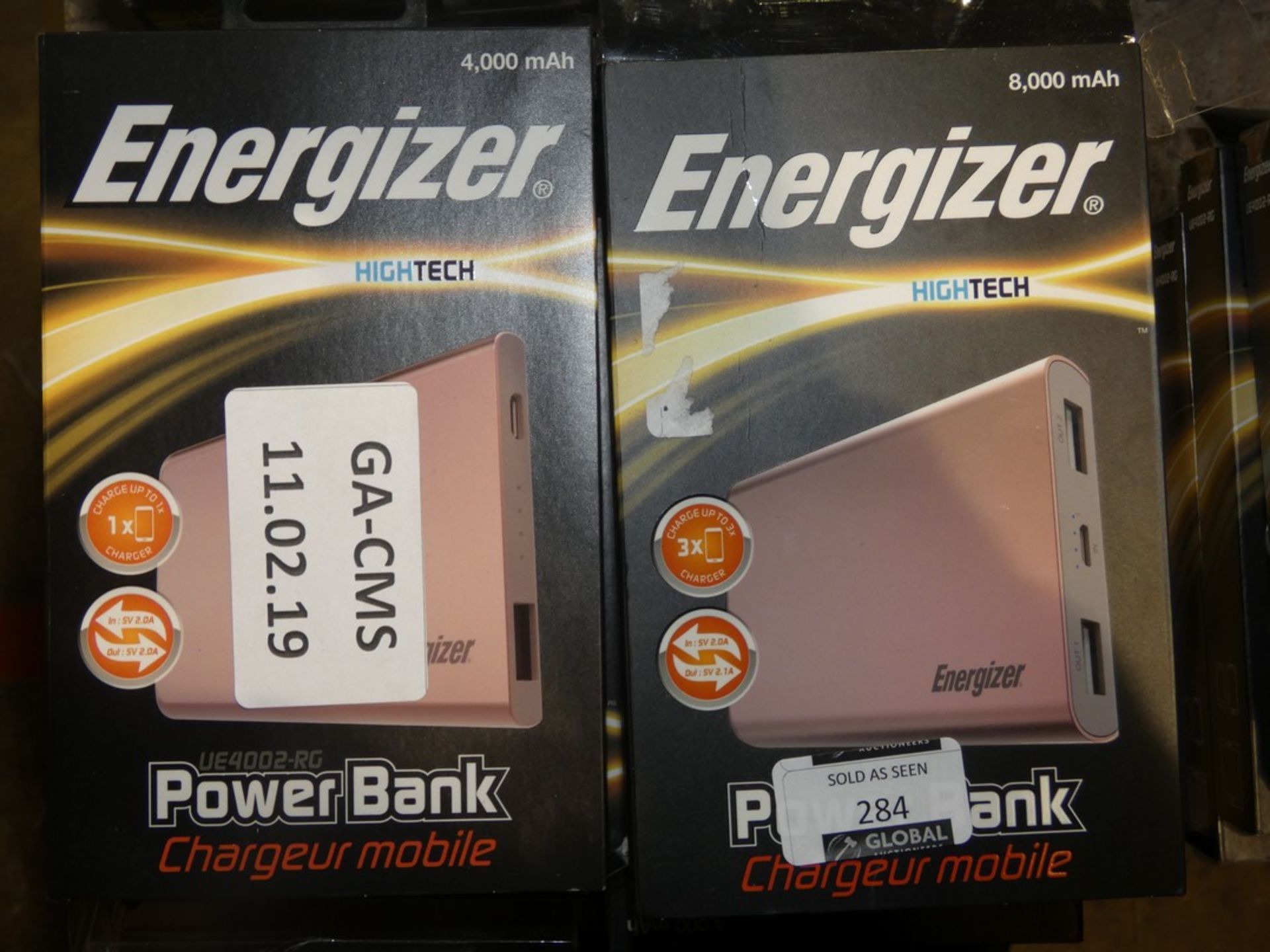 Boxed Energiser High Tech Power Bank Chargers