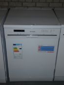 Sharp QW-G472W AAA Rated Digital Display Freestanding Dishwasher in White RRP £210