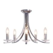 Lot to Contain 2 Assorted Home Collection Lighting items to Include a Skyla Chandelier and a