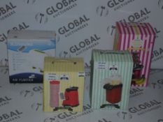 Lot to Contain 4 Boxed Assorted Items to Include Cookshop Drinks Maker, Dimplex Air Purifier,