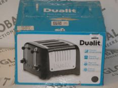 Boxed Dualit 4 Slice Toaster RRP £80 (Viewing Is Highly Recommended)