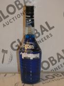 Lot to Contain 12 Bottles of Blue Italian Liqueur RRP £30 a Bottle