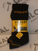 Lot to Contain 10 Packs of 3 Brand New Stanley Work Socks RRP £5.99 Per Pack