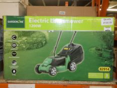 Boxed Gardenline 1200W Lawn Mower (Viewing Is Highly Recommended)