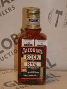 Lot to Contain 12 Bottles of Jacquines Rock and Rye 75cl Whiskey RRP £30 a Bottle