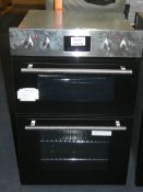 Stainless Steel Twin Cavity Double Electric Oven With Digital Display (Viewing Is Highly