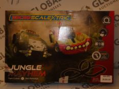 Lot to Contain 5 Boxed Micro Scalextric Rampage Childrens Sets (Viewing Is Highly Recommended)