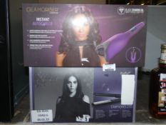 Lot to Contain 2 Boxed Hair Care Products to Include a Glamouriser Auto Curler and a Smooth