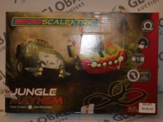 Lot to Contain 5 Boxed Micro Scalextric Rampage Childrens Sets (Viewing Is Highly Recommended)