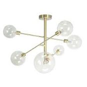 Lot to Contain 2 Boxed Jasper Conran Jaden Pendant Ceiling Light Fittings RRP £120 Each (Viewing