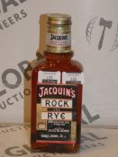 Lot to Contain 12 Bottles of Jacquines Rock and Rye 75cl Whiskey RRP £30 a Bottle