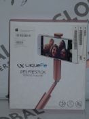 Lot to Contain 5 Boxed Cliquefie Selfie Sticks in Rose Gold RRP £30 Each