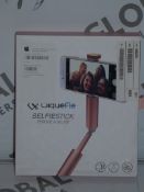 Lot to Contain 5 Boxed Cliquefie Selfie Sticks in Rose Gold RRP £30 Each