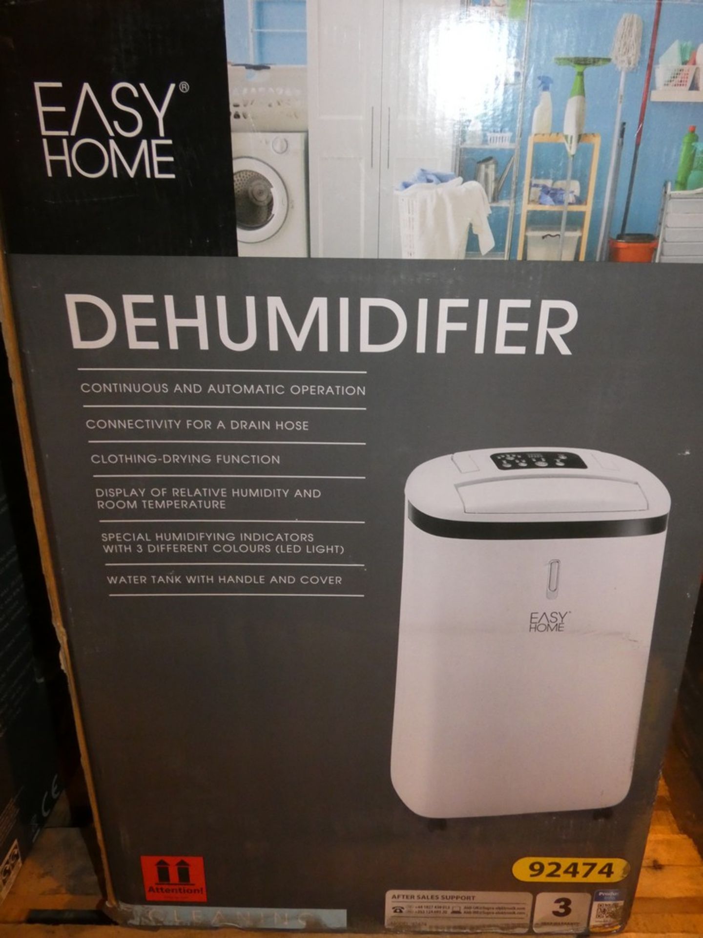 Boxed Easy Home De Humidifier in White