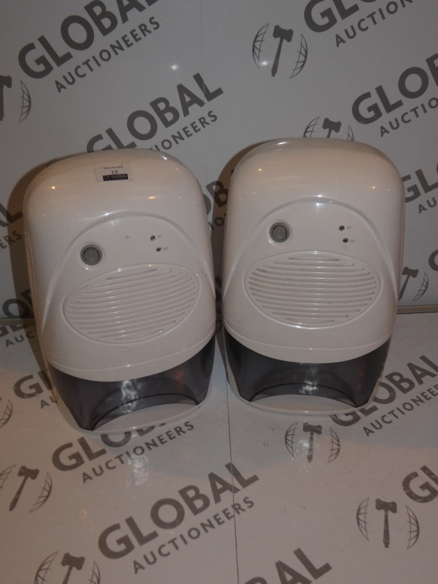 Lot to Contain 2 De-Humidifiers in White