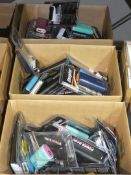 Boxes Each Containing 10 Boxed Assorted Energiser Portable Mobile Phone and Tablet Chargers