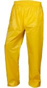Assorted Brand New Workwear Items to Include a Size Large Pair of Yellow Adult Trousers and a