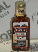 Bottles of Jacquines Rock and Rye 75cl Hand Bottled Whiskey RRP £30 Each