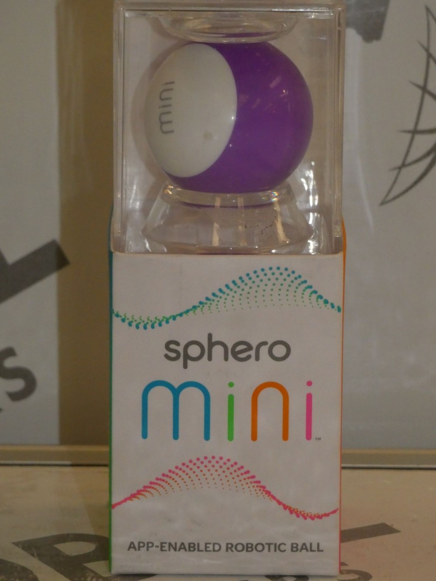 Boxed Sphero Mini App Enabled Robotic Ball in Violet Blue RRP £50