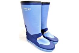 Brand New Pair of Size EU40 Point Bay Ladies Boat Sailing Deck Flat Wellington Boots RRP £35