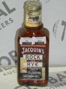 Bottles of Jacquines Rock and Rye 75cl Hand Bottled Whiskey RRP £30 Each