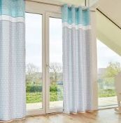 Lot to Contain 2 KraftKids Eyelet Curtains Combined RRP £69 (9555)(133194392)