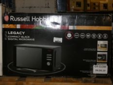 Boxed Russell Hobbs Legacy Compact Black Digital Microwave (RHM2064B