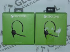 Lot to Contain 2 Boxed Xbox One Headsets Combined RRP £20