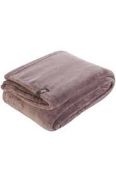 Bagged Heat Holders Snuggle Up Oversized Luxury Blanket in Pink RRP £25 (8771)(QVP2018)