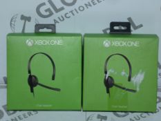 Lot to Contain 2 Boxed Xbox One Headsets Combined RRP £20