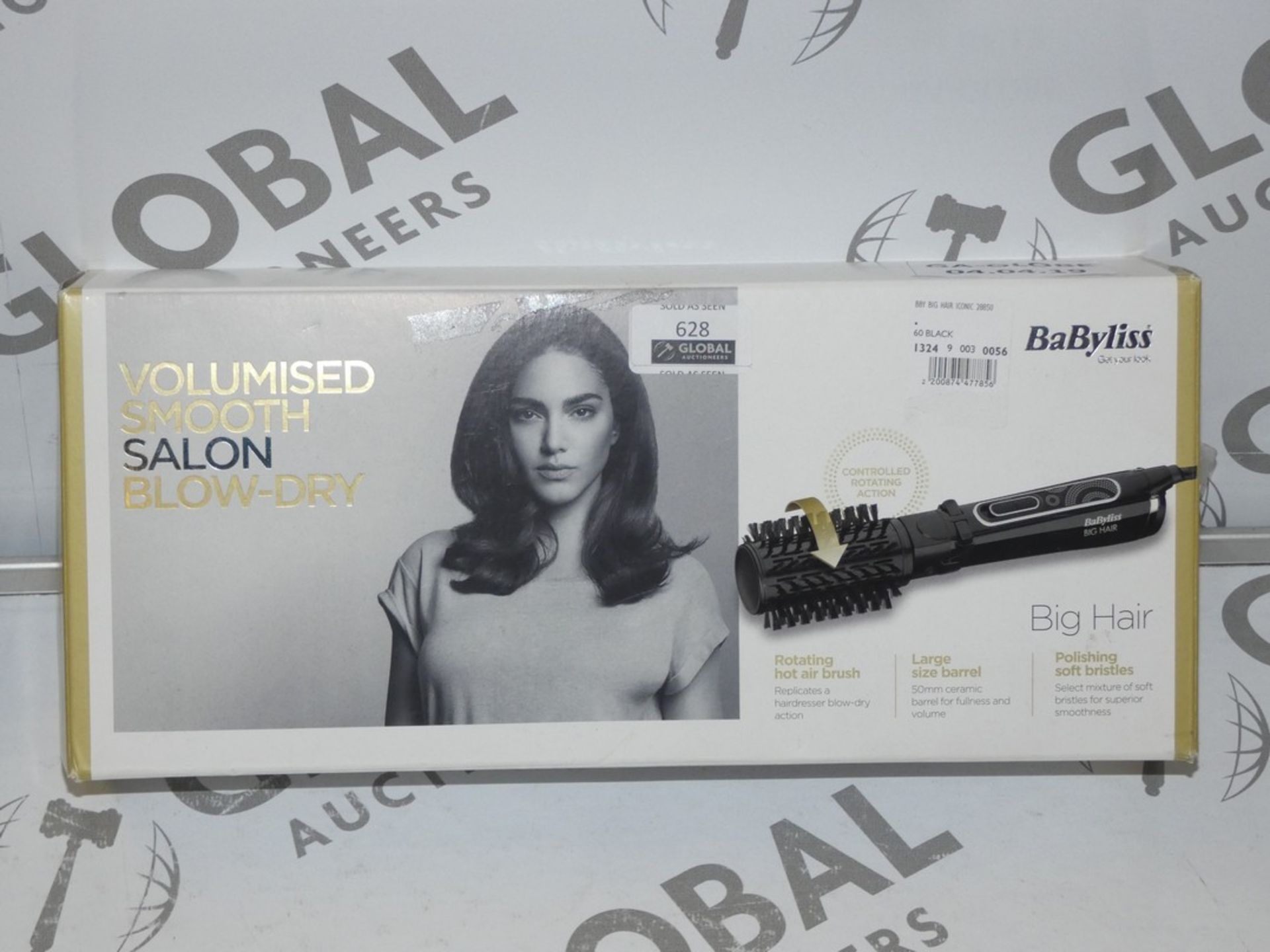 Boxed BaByliss Big Hair Volumised Smooth Salon Blow Dry Hair Curling Brush RRP £42