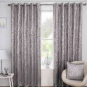 Pair of Enhanced Living Ready Made Block Out Thermal Curtains RRP £30 (117 x 229cm)(11167)(
