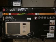 Boxed Russell Hobbs Legacy Compact Cream Digital Microwave (RHM2064B