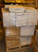 Pallet Containing 12 Boxed Toilet Ceramic Pans