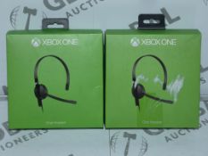 Lot to Contain 2 Boxed Xbox One Headsets Combined RRP £20