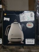 Boxed Delonghi Icona Vintage Electric Kettle RRP £55